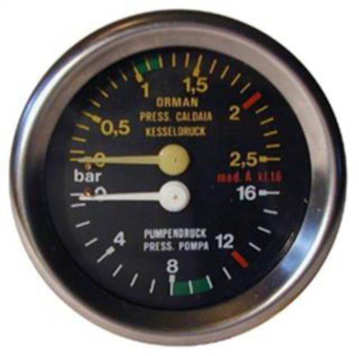 DUAL PRESSURE GAUGE, HORIZONTAL - 60MM - PN: 1223 DUAL PRESSURE GAUGE, HORIZONTAL - 60MM - PN: 1223