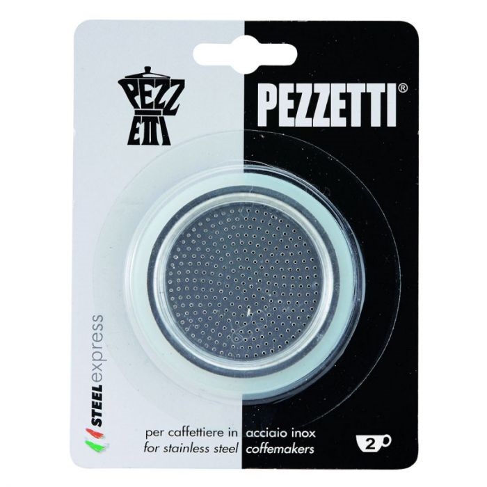 PEZZETTI STEELEXPRESS -2 CUP FILTER AND SEALS KIT PEZZETTI STEELEXPRESS -2 CUP FILTER AND SEALS KIT