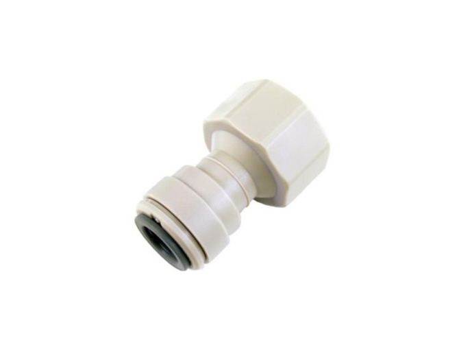 John Guest 3/8 Push Fit x 1/2 FBSP Female Adaptor Cone End PI451214CS 3/8 push fit x 1/2 FBSP adaptor