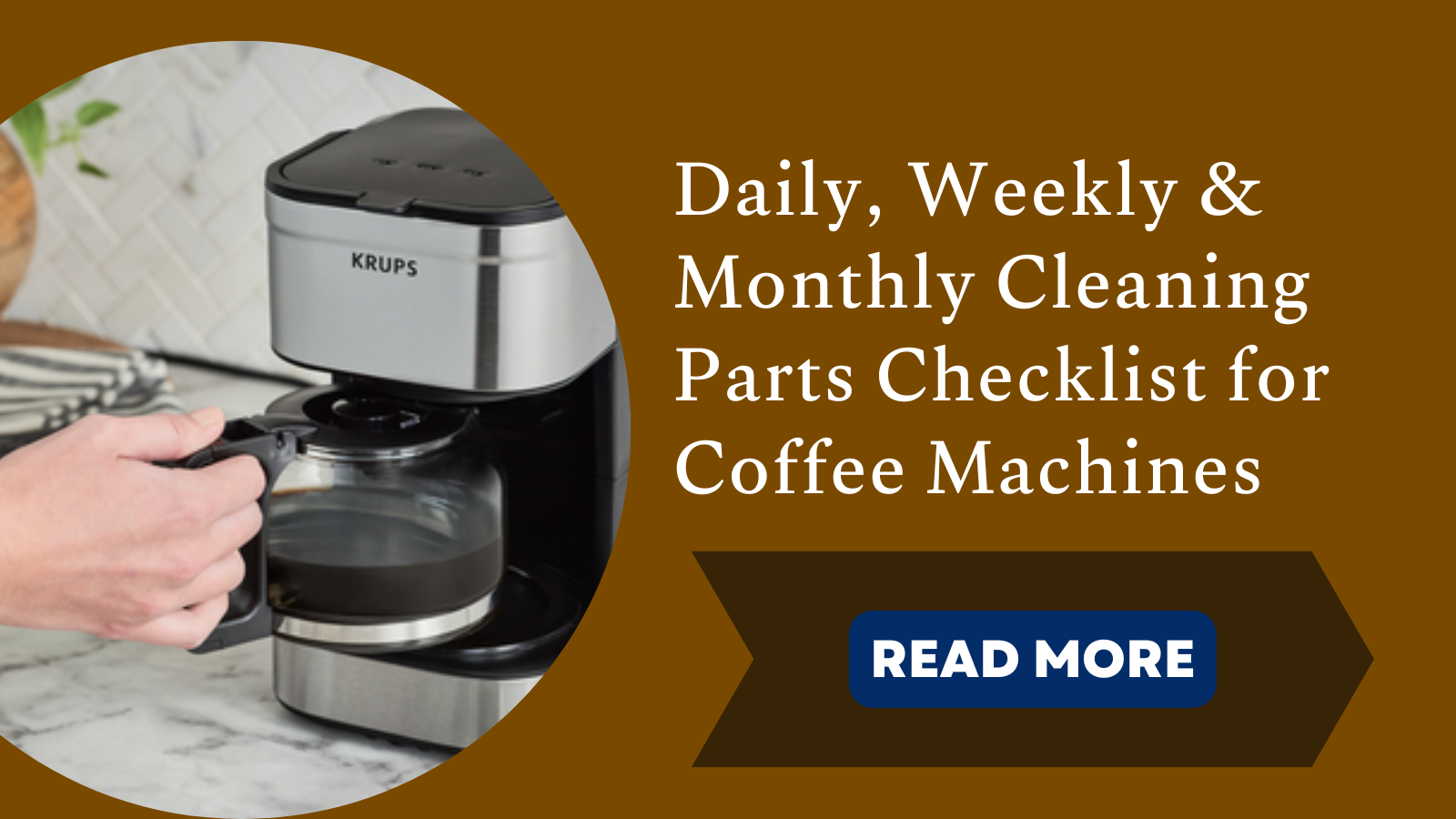 Daily, Weekly & Monthly Cleaning Parts Checklist For Coffee Machines